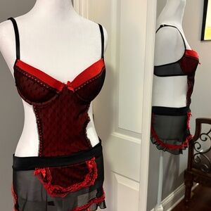 Vintage Rampage French Maid Lingerie